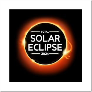 Total Solar Eclipse 2024 Posters and Art